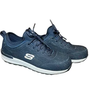 Skechers Womens Size 8 1/2 Work Shoes Steel Toe Safety Navy Blue Sneakers Safety thumbnail 2