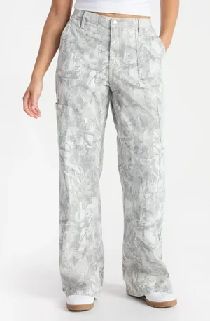 No Boundaries Camouflage Cargo Wide Leg Pants thumbnail 1