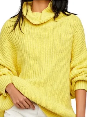 Free People Swim Too Deep Turtleneck Sweater thumbnail 1