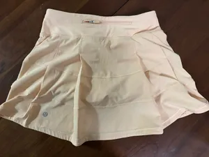 Orange Lululemon Skirt  thumbnail 1
