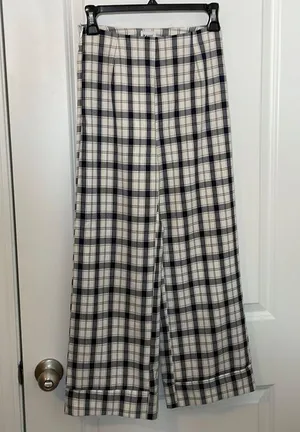 Princess Polly wide leg plaid pant thumbnail 2
