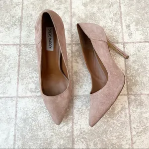 Steve Madden Pallass Blush Suede Stiletto Heel Size 9.5 thumbnail 2