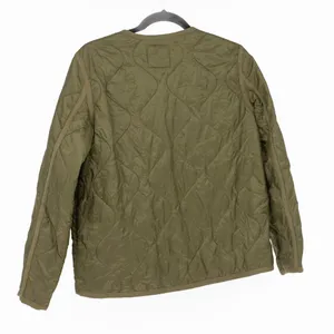 Madewell Women's Quilted Liner Lightweight Button Front Jacket Vintage Moss S thumbnail 4