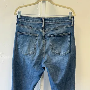 Gap Cigarette High Rise Jeans Womens 31/12R Medium Wash Blue Denim Slim Leg thumbnail 5