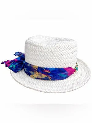 Marks & Spencer 100% Paper Straw hat. Great for your Summer days and Vacations thumbnail 4
