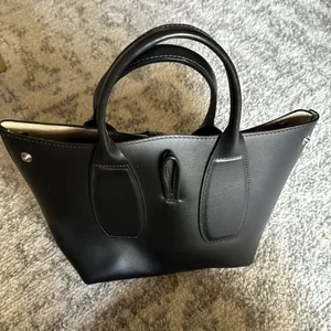 Longchamp LE ROSEAU S HANDBANG Black - Leather thumbnail 2