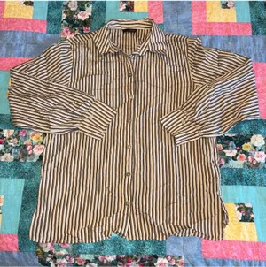 ZARA Striped $45 Woman’s XS Dress or Casual Button-Up Shirt Flow XS thumbnail 1