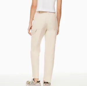 Aritzia Wilfred Free carpenter pants in bone/cream color thumbnail 2