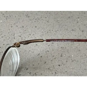Paradox MOD 598 Eyeglasses FRAMES ONLY Easyclip 48-19-140 10 full rim Bronze thumbnail 4