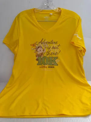 Disney Run V-Neck 'Adventure Is Out There! 10K 2024' Tee thumbnail 1