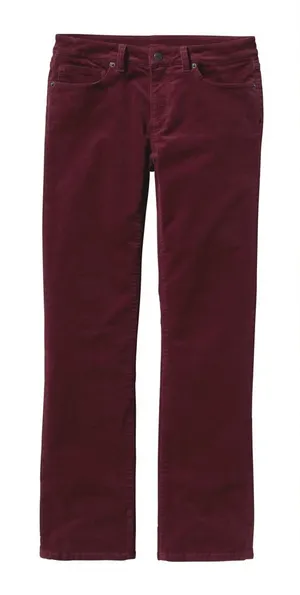 Patagonia Women’s Maroon Corduroy Pants size 28 thumbnail 1