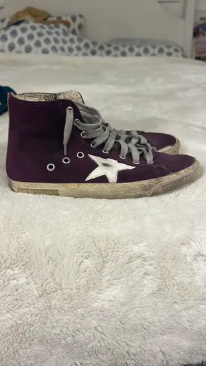 Maroon golden goose high tops  thumbnail 4
