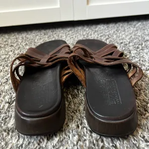 Timberland Women’s Brown Braided Leather Sandals Smart Comfort System Size 7.5‎ thumbnail 6