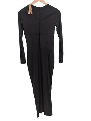SKIMS Fits Everybody Corset Long Sleeve Dress in Onyx Large Sold Out NWT thumbnail 7