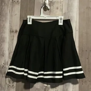 Hot Topic Black Lace-Up Skater Skirt Black Medium New thumbnail 6