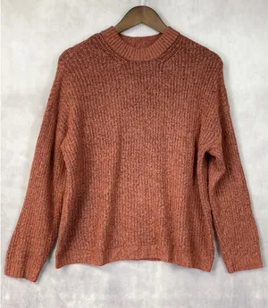 American Eagle Sweater Womens XS Marled Knit Stretch Minimal Indie Cozy‎ Fall thumbnail 1