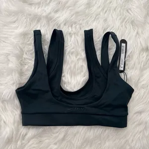 Nike Skims Matte Double Strap Scoop Bra Dark Teal Size XS thumbnail 6
