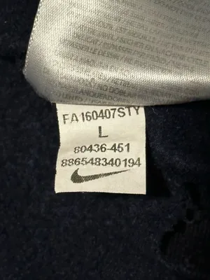 Nike Men’s Navy Pullover Hoodie  thumbnail 9
