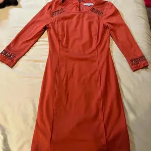 Antonio Melani Dress Size‎ 2 Burnt Orange Embellished Career Cocktail thumbnail 6