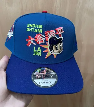 LOS ANGELES DODGERS SHOHEI OHTANI LA-JPN ASTRO BOY BLUE NEW ERA SNAPBACK in store exclusive thumbnail 1