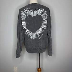 PINK - Grey "More Self Love" Graphic Crewneck thumbnail 4