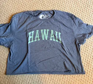 hawaii cropped tee Gray Size L thumbnail 1