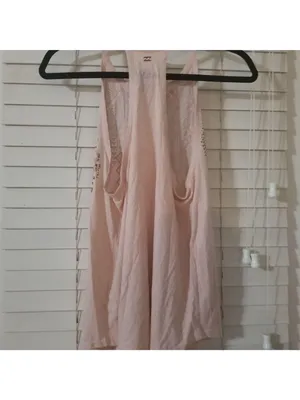 Billabong Womens Gold Tribal Print Pink Tank Top Size S thumbnail 5