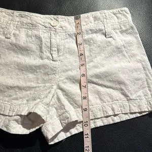 Express White Eyelet Embroidered Shorts thumbnail 6