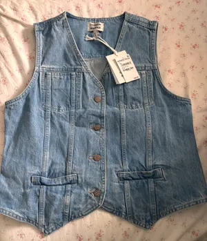 Nordstrom Damson Madder Helly Denim Vest thumbnail 1
