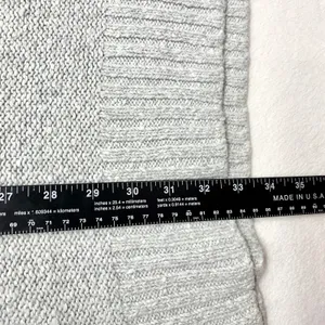Abercrombie & Fitch Cowl Neck Sweater Dress Womens Size S Grey Knit Cotton Blend thumbnail 4