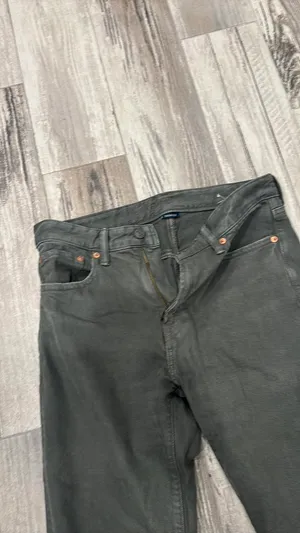 American Eagle, easy flex olive pants thumbnail 2