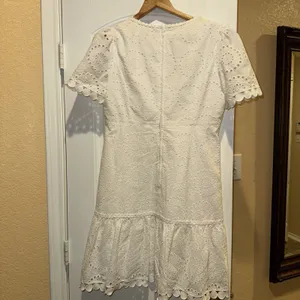 Lily Pulitzer Sz 10 Eyelet White Dress thumbnail 5