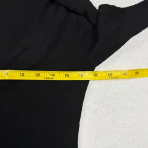 Free People Intimately Black Ribbed Long Sleeve Henley Top Size XS thumbnail 6