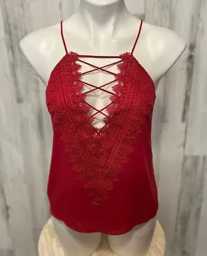 Red tank top Red Size XS thumbnail 1