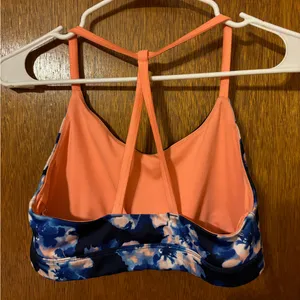 Old Navy, size medium, floral print sports bra thumbnail 2