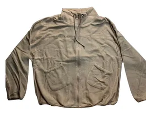 Perch by Blu Pepper Womens Fleece Zip Up‎ Jacket Tan 2XL Cozy Minimalist New thumbnail 1