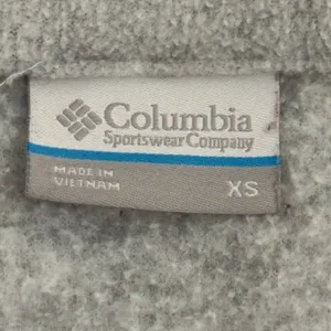 322 | Columbia Sportswear Womens XS Full Zip Fleece Jacket Gray Oatmeal‎ Heather thumbnail 7
