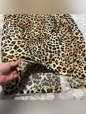 PrettyLittleThing Plus Leopard Satin Lace Cut Out Maxi Dress 18 NWT thumbnail 12