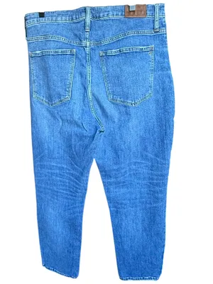 Madewell The High-Rise Slim Crop Boyjean in‎ Barksdale Wash Sz 32 thumbnail 9