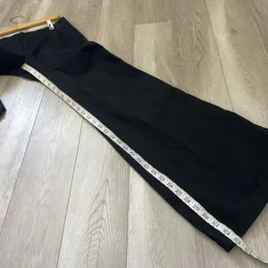 Y2K Ultra-Flare Pants cotton low rise womens Black (medium) retro boho hippie thumbnail 3