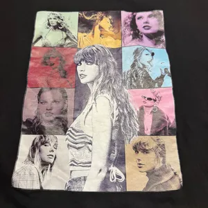 Taylor Swift The Eras Tour Black T Shirt Size Large‎ Concert Merch thumbnail 2