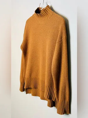 Everlane Oversized Cashmere Tan Brown Camel Sweater Top thumbnail 5
