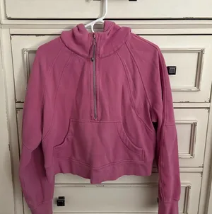 Lululemon 1/4 zip scuba with hood thumbnail 1