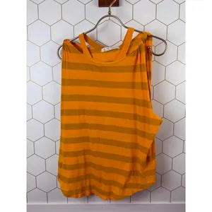 We The Free Free People Twist Sleeveless Tank Top Tangerine Orange - Size - Medium - NWT thumbnail 6
