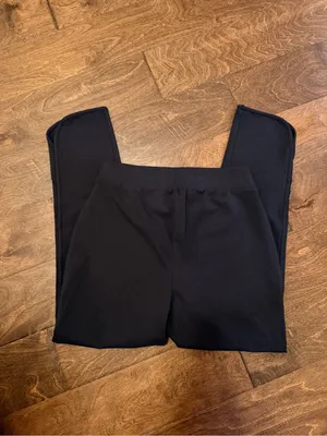 D & Co Active NWOT Petite Performance Leggings with Tulip Hem and Pockets thumbnail 6