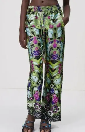ZARA Flowy Printed Straight Pant NWT thumbnail 11