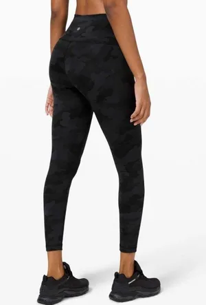 Wunder Train HR Tight In Heritage 365 Camo Deep Coal 12 NWT 25" thumbnail 3