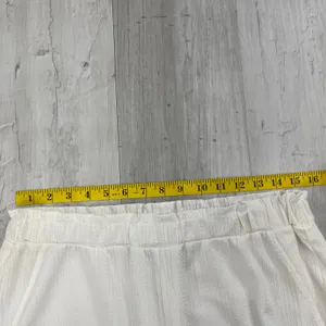 Crosby Wide White Leg Lightweight Lined Flowy Stretch Vacation Lounge Pants thumbnail 6
