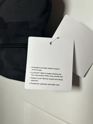 Lululemon Size 2  energy bra - Black Camo thumbnail 3