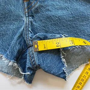 Levi's 501 Women's Distressed Cut-Off Shorts with Raw Hem Button Fly Size 33 NWT thumbnail 8